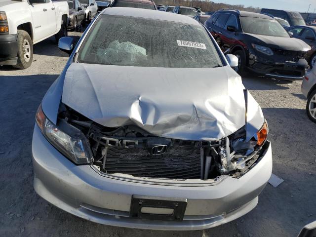 2HGFB2F50CH607195 - 2012 HONDA CIVIC LX SILVER photo 5