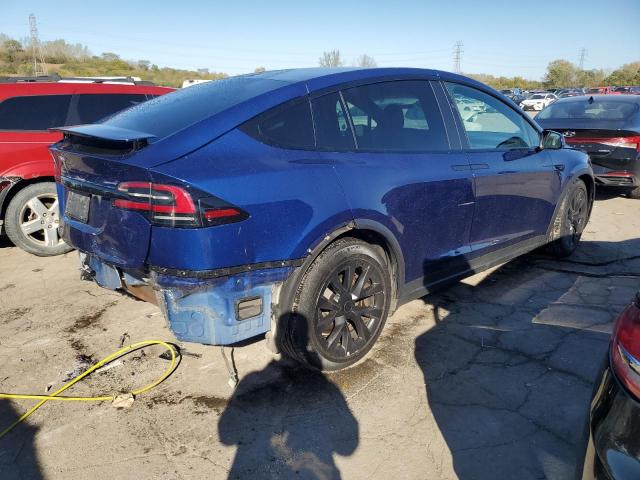 7SAXCDE57NF336967 - 2022 TESLA MODEL X BLUE photo 3