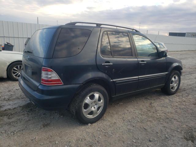 4JGAB54E72A291316 - 2002 MERCEDES-BENZ ML 320 BLUE photo 3