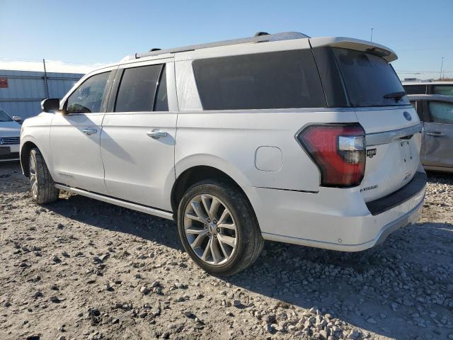 1FMJK1MT0KEA75369 - 2019 FORD EXPEDITION MAX PLATINUM WHITE photo 2