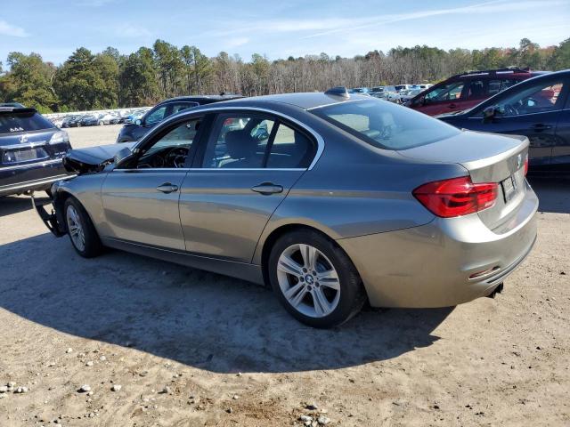 WBA8B9C57JK677137 - 2018 BMW 330 I GRAY photo 2