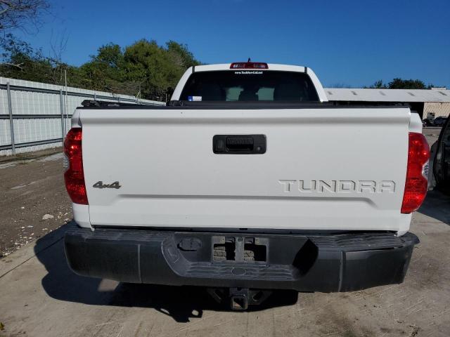5TFUY5F10MX022388 - 2021 TOYOTA TUNDRA DOUBLE CAB SR/SR5 WHITE photo 6