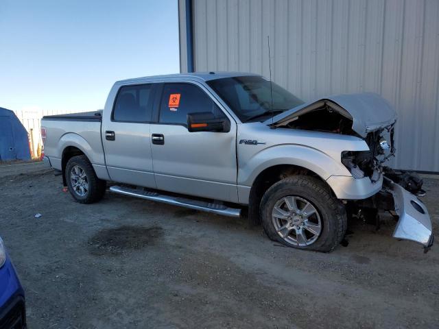 1FTFW1EF7DFE08199 - 2013 FORD F150 SUPERCREW SILVER photo 4