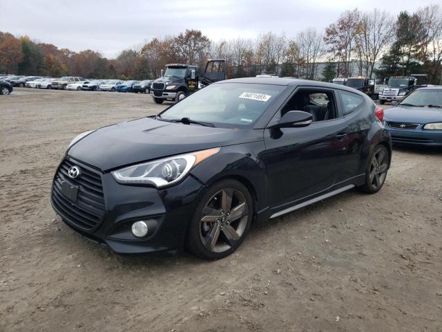 KMHTC6AE3FU232834 - 2015 HYUNDAI VELOSTER TURBO BLACK photo 1