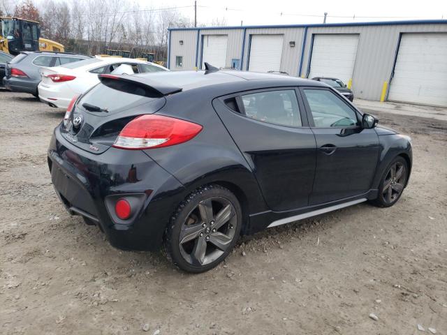 KMHTC6AE3FU232834 - 2015 HYUNDAI VELOSTER TURBO BLACK photo 3