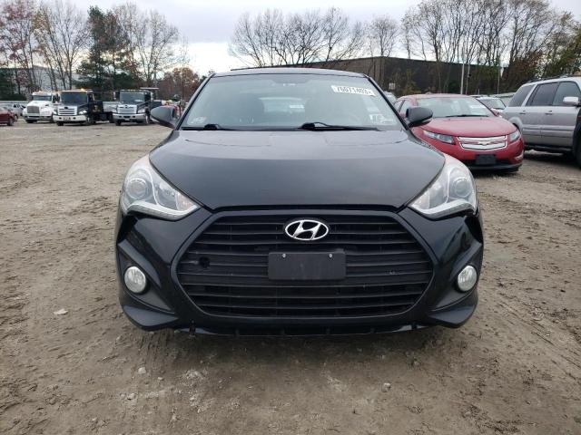 KMHTC6AE3FU232834 - 2015 HYUNDAI VELOSTER TURBO BLACK photo 5