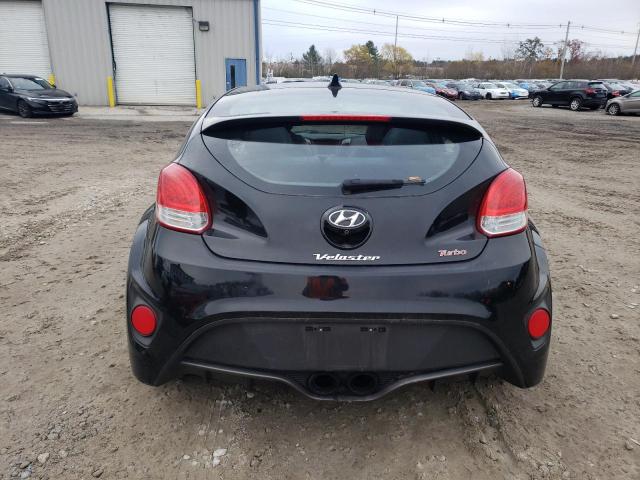 KMHTC6AE3FU232834 - 2015 HYUNDAI VELOSTER TURBO BLACK photo 6