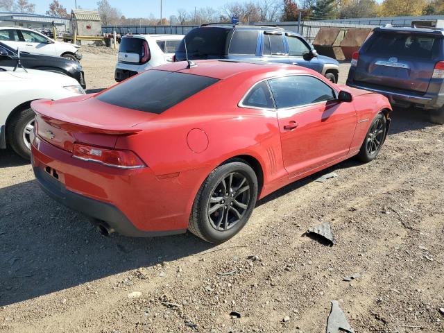 2G1FB1E34F9165117 - 2015 CHEVROLET CAMARO LS RED photo 3