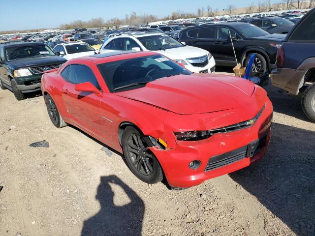 2G1FB1E34F9165117 - 2015 CHEVROLET CAMARO LS RED photo 4