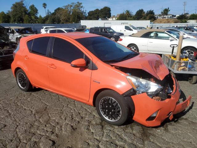 JTDKDTB37D1034300 - 2013 TOYOTA PRIUS C ORANGE photo 4