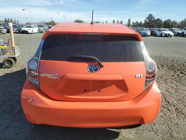 JTDKDTB37D1034300 - 2013 TOYOTA PRIUS C ORANGE photo 6