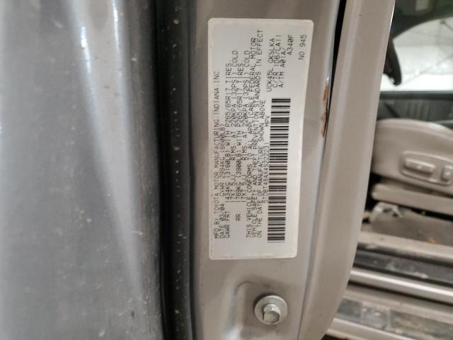 5TDBT48AX4S222231 - 2004 TOYOTA SEQUOIA LIMITED SILVER photo 13