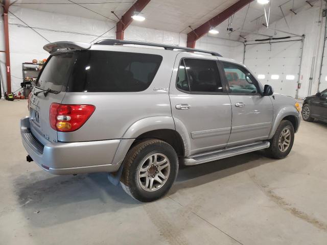 5TDBT48AX4S222231 - 2004 TOYOTA SEQUOIA LIMITED SILVER photo 3