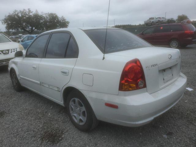 KMHCG45C03U491410 - 2003 HYUNDAI ACCENT GL WHITE photo 2