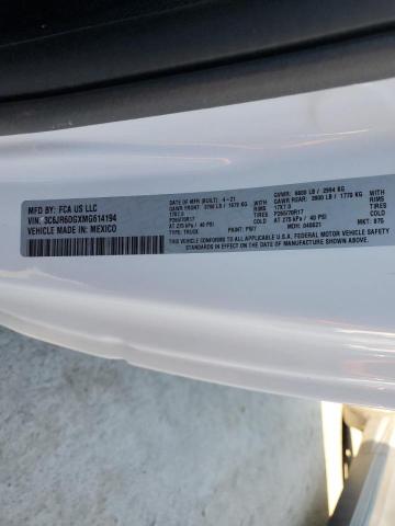 3C6JR6DGXMG614194 - 2021 RAM 1500 CLASS TRADESMAN Ağ foto 12