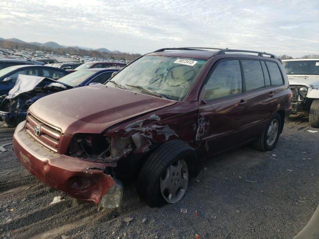 JTEDP21A440012816 - 2004 TOYOTA HIGHLANDER BASE RED photo 1