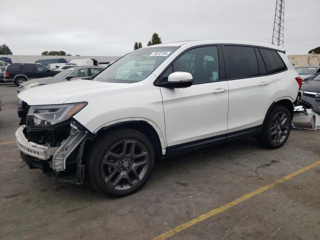 5FNYF7H54NB003700 - 2022 HONDA PASSPORT EXL WHITE photo 1