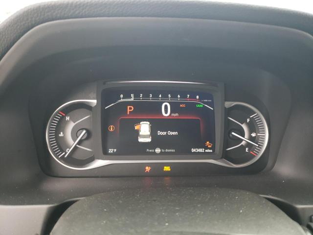 5FNYF7H54NB003700 - 2022 HONDA PASSPORT EXL WHITE photo 9