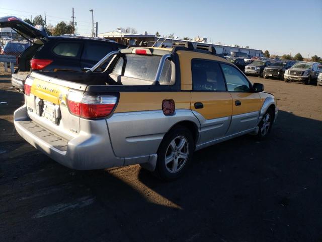 4S4BT62C337111661 - 2003 SUBARU BAJA SPORT YELLOW photo 3