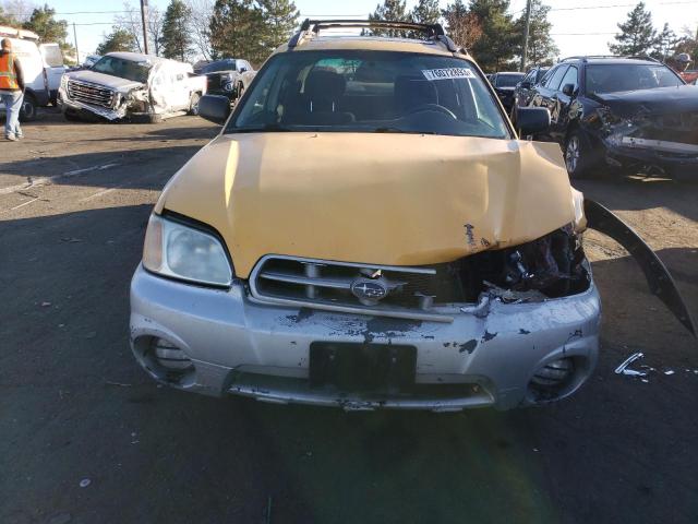 4S4BT62C337111661 - 2003 SUBARU BAJA SPORT YELLOW photo 5