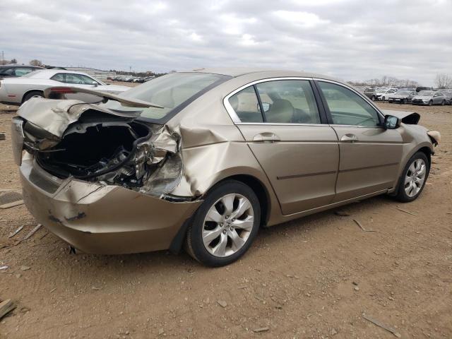 JHMCP26808C077848 - 2008 HONDA ACCORD EXL BEIGE photo 3