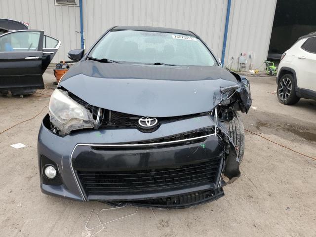 2T1BURHE0FC443149 - 2015 TOYOTA COROLLA L BLUE photo 5