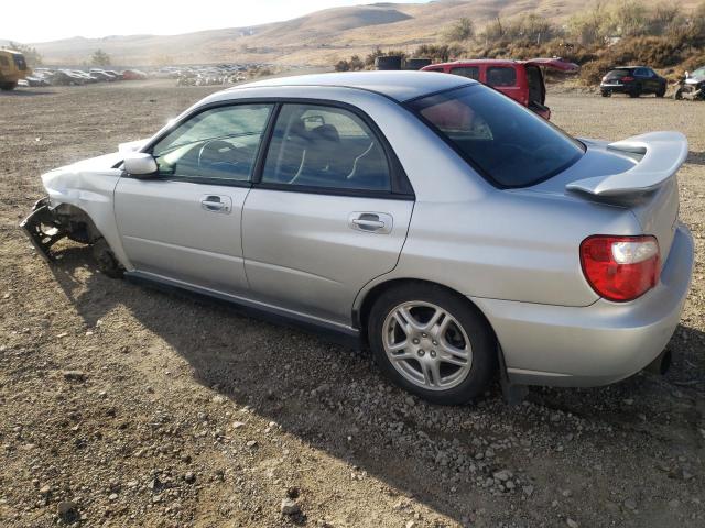 JF1GD29604G513466 - 2004 SUBARU IMPREZA WRX SILVER photo 2