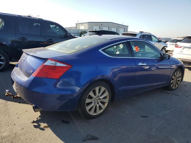 1HGCS22819A007585 - 2009 HONDA ACCORD EXL BLUE photo 3