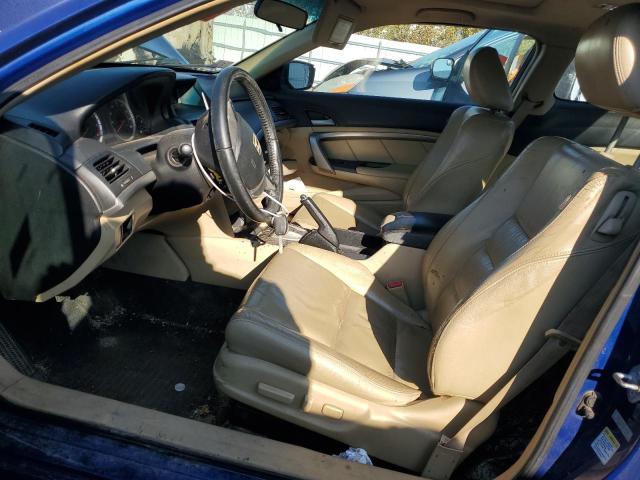 1HGCS22819A007585 - 2009 HONDA ACCORD EXL BLUE photo 7