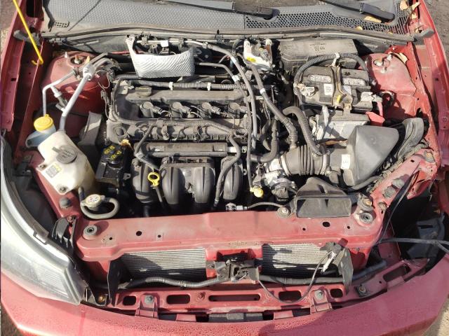 1FAHP3GN3BW125310 - 2011 FORD FOCUS SES RED photo 11