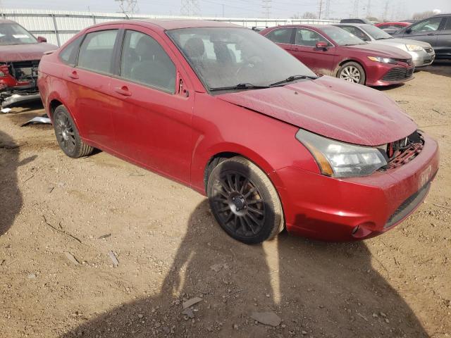 1FAHP3GN3BW125310 - 2011 FORD FOCUS SES RED photo 4