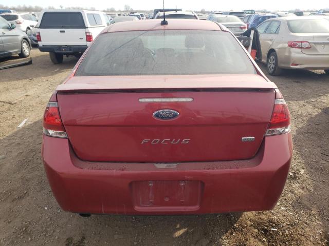 1FAHP3GN3BW125310 - 2011 FORD FOCUS SES RED photo 6