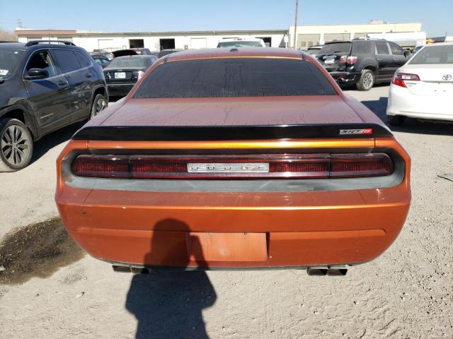 2B3CJ7DW9AH157753 - 2010 DODGE CHALLENGER SRT-8 ORANGE photo 6