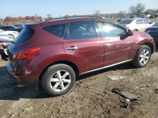 JN8AZ18U89W027842 - 2009 NISSAN MURANO S BURGUNDY photo 3