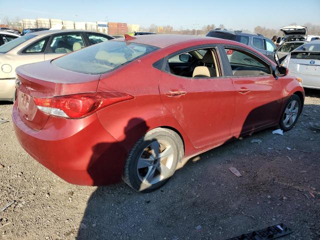 KMHDH4AE9CU413619 - 2012 HYUNDAI ELANTRA GLS RED photo 3