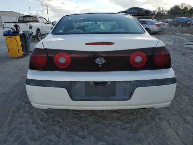 2G1WF52E659289034 - 2005 CHEVROLET IMPALA WHITE photo 6