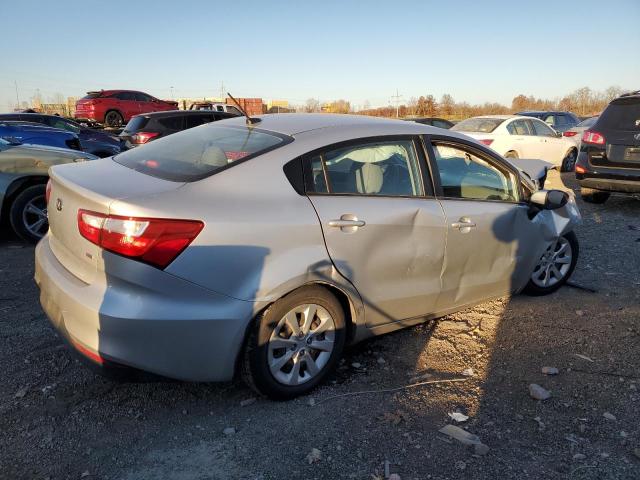 KNADM4A37G6531450 - 2016 KIA RIO LX SILVER photo 3