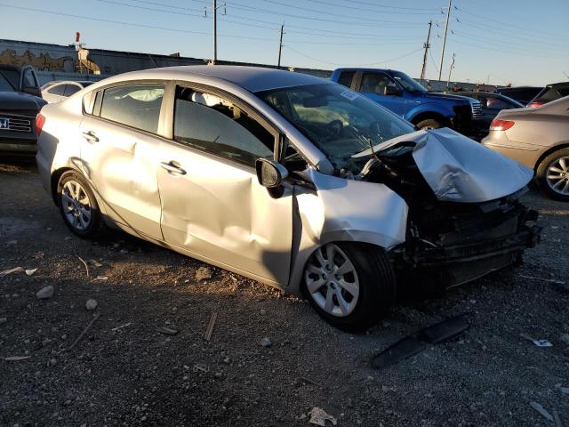 KNADM4A37G6531450 - 2016 KIA RIO LX SILVER photo 4