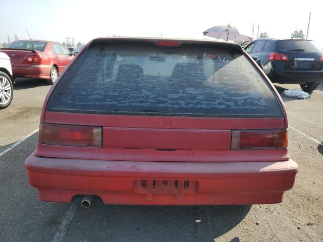 2HGED6341LH559585 - 1990 HONDA CIVIC RED photo 6