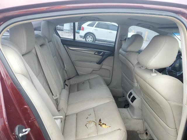 19UUA86229A024749 - 2009 ACURA TL BURGUNDY photo 10