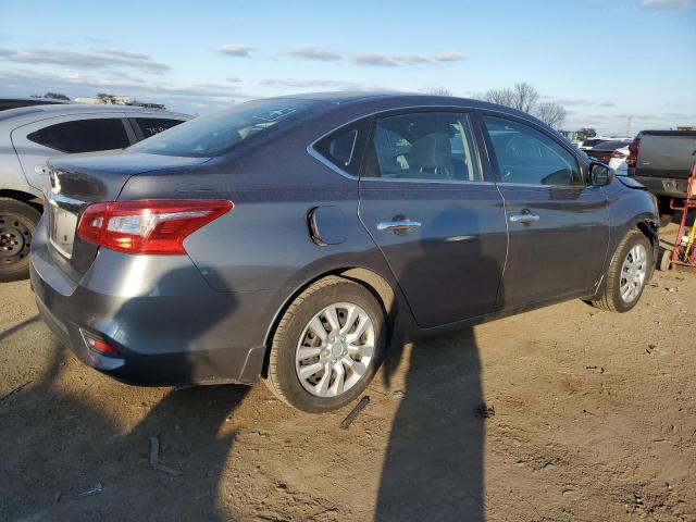 3N1AB7AP3HL637713 - 2017 NISSAN SENTRA S GRAY photo 3