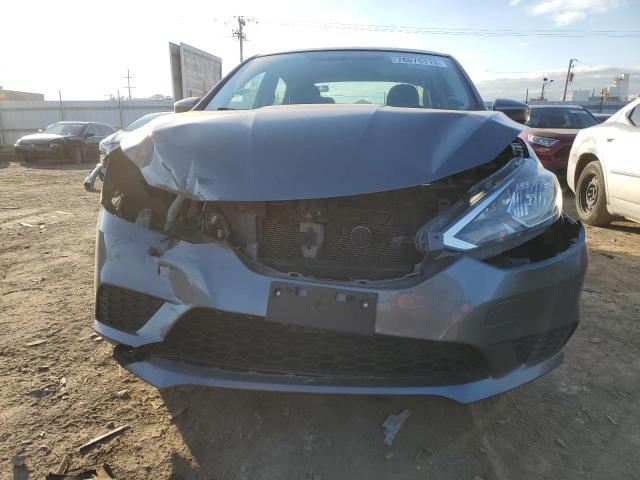 3N1AB7AP3HL637713 - 2017 NISSAN SENTRA S GRAY photo 5