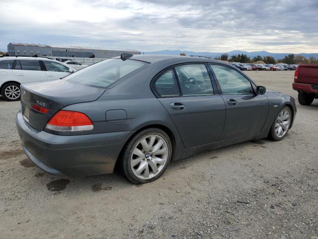 WBAGL63504DP73899 - 2004 BMW 745 I GRAY photo 3