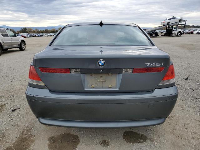 WBAGL63504DP73899 - 2004 BMW 745 I GRAY photo 6