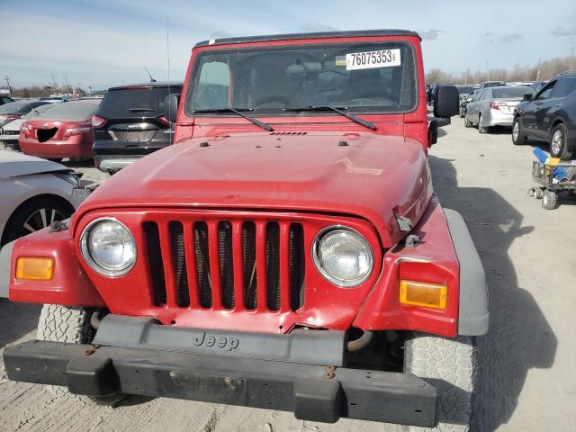 1J4FA39SX6P750190 - 2006 JEEP WRANGLER X RED photo 5