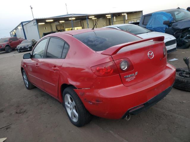 JM1BK12F861516152 - 2006 MAZDA 3 I RED photo 2