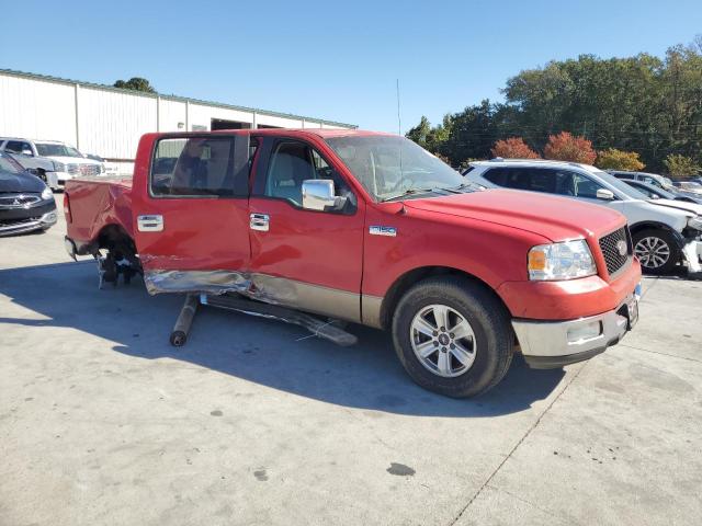 1FTPW12505FB17383 - 2005 FORD F150 SUPERCREW RED photo 4