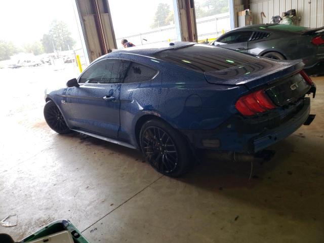 1FA6P8CF4J5122617 - 2018 FORD MUSTANG GT BLUE photo 2