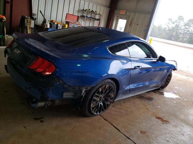 1FA6P8CF4J5122617 - 2018 FORD MUSTANG GT BLUE photo 3