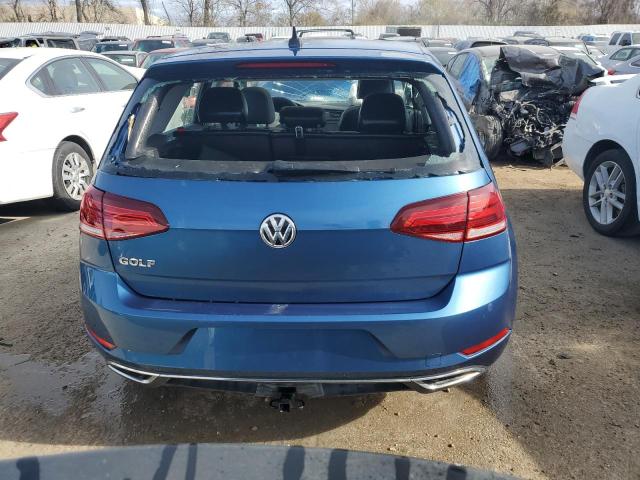 3VWW57AU8MM002570 - 2021 VOLKSWAGEN GOLF BLUE photo 6